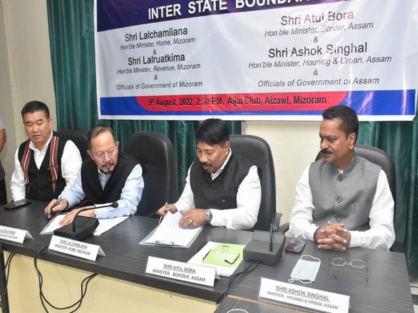 Assam, Mizoram sign joint statement on resolving border dispute, next meeting in Oct