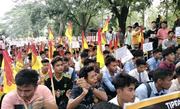 amid-kokborok-paper-row-bjp-ipft-urge-student-body-to-call-off-protest-hold-talks-with-govt