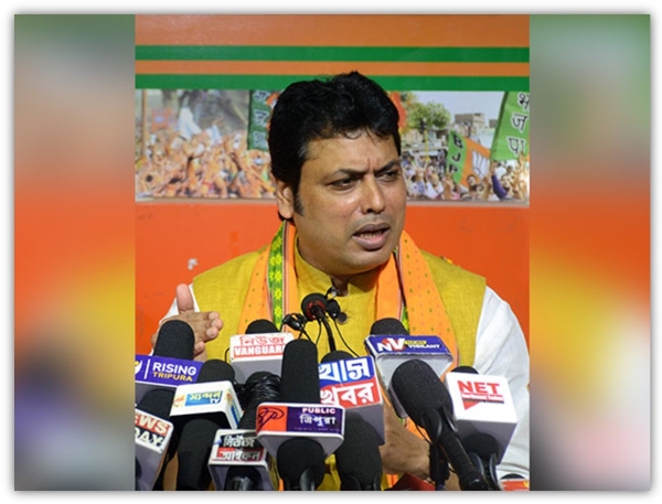 tripura-cm-directs-police-to-take-stern-action-against-miscreants-who-attacked-cong-leader-sudip-roy-barman