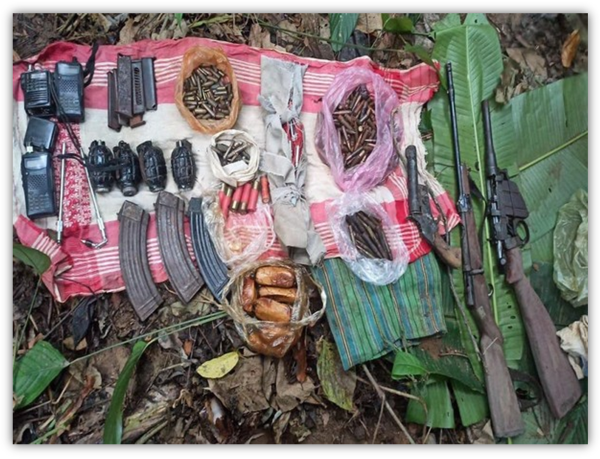 Huge cache of arms, ammunition recovered in Assam near Diphu