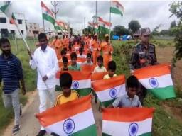 Hyderabad: 200 children participate in NDRF-led National Flag rally