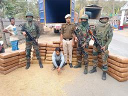 Assam Rifles seize 434 kg of marijuana worth INR 1.736 crore in Tripura