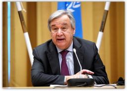 UN chief calls for action to put out 