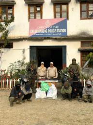 Five suspected militants arrested from along indo-Myanmar border; drugs, arms seized