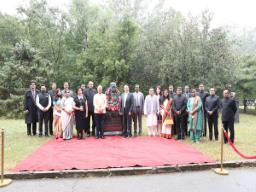 Indian Embassy in China celebrates Gandhi Jayanti at Jintai Art Museum in Beijing