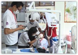 Dental screening at AIKO building; initiative as part of Azadi Ka Amrit Mahotsav