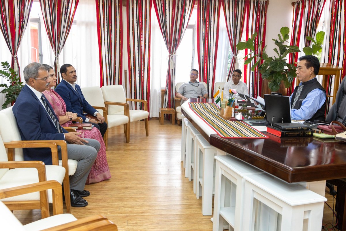 Mizoram CM Lalduhoma meets NCB DG Anurag Garg to combat growing drug menace