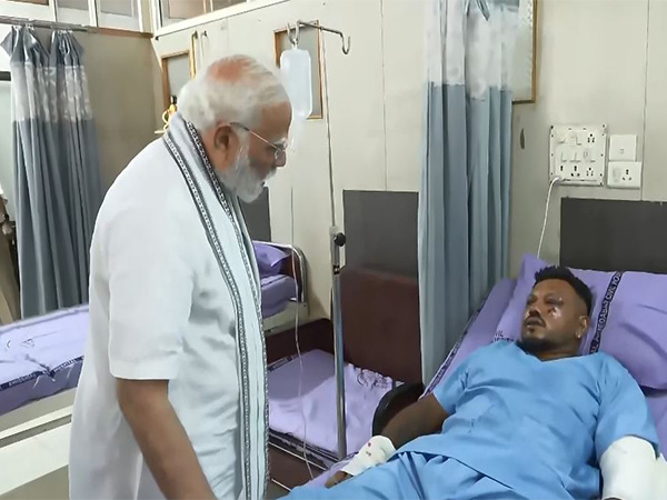Gujarat: PM Modi meets lone survivor of AI-171 flight crash, other injured at Ahmedabad hospital