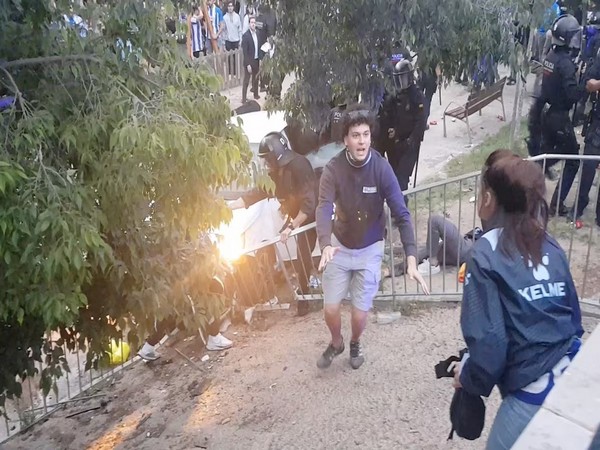 Spain: At least 13 people injured as car plows into crowd outside FC Barcelona-Espanyol match
