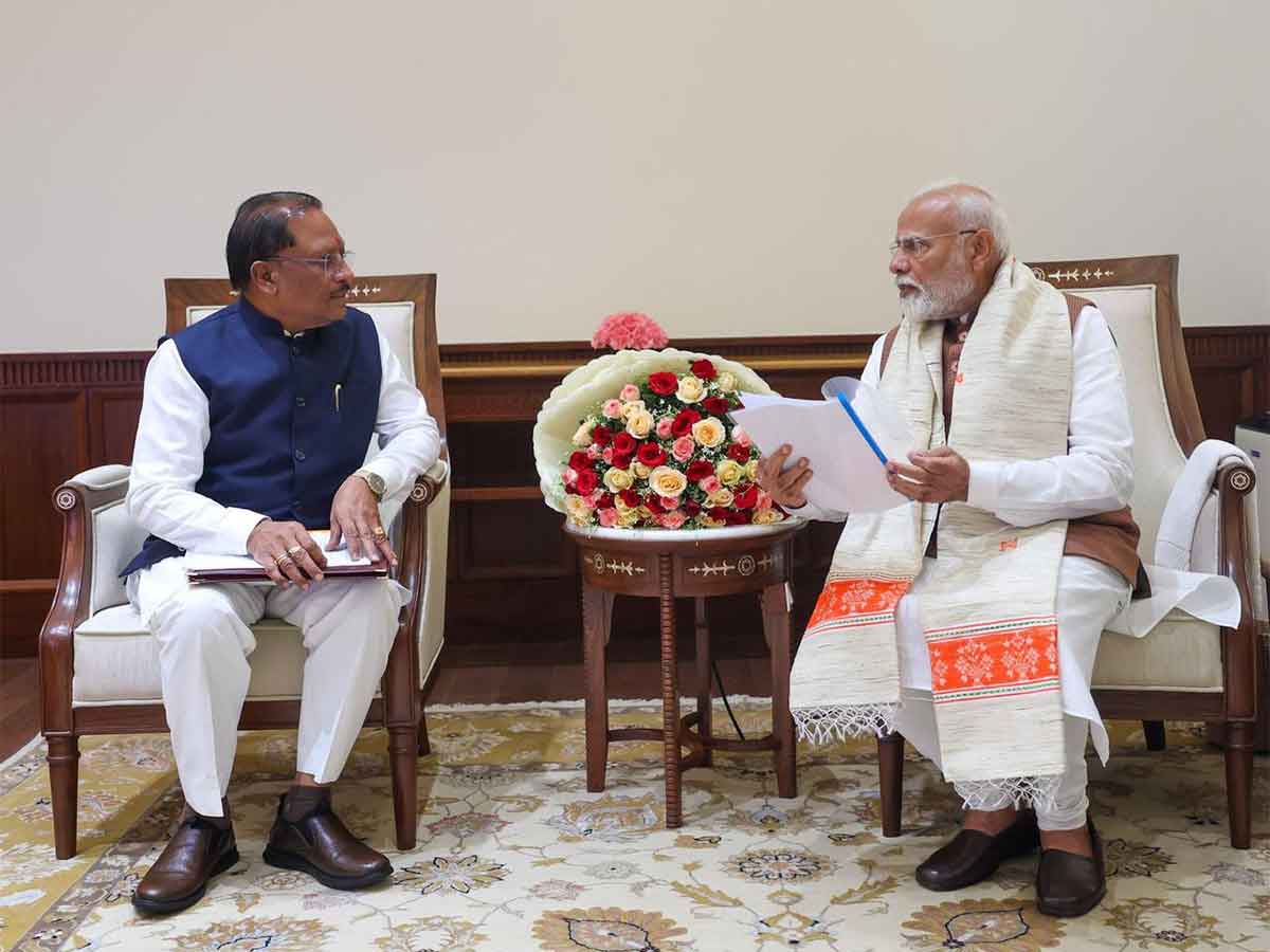 chhattisgarh-cm-vishnu-deo-sai-meets-prime-minister-narendra-modi-in-new-delhi