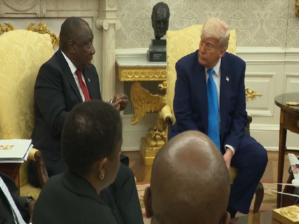 Trump confronts South African President Cyril with 
