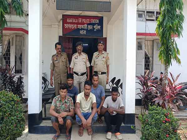 Five arrested in Tripura for human trafficking