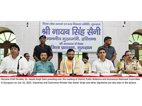 Haryana CM chairs District Public Relations and Grievance Redressal Committee meeting in Gurugram