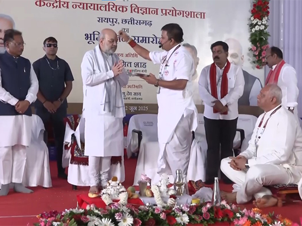 amit-shah-lays-foundation-stones-for-national-forensic-science-university-central-forensic-science-laboratory-in-nava-raipur