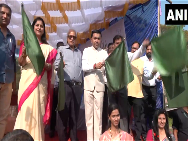 Goa CM Pramod Sawant flags off train to Prayagraj for MahaKumbh Mela