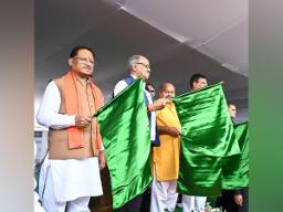 Chhattisgarh CM Vishnu Deo Sai flags off Raipur-Jabalpur Intercity Express, two oth..
