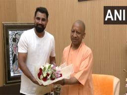 Mohammed Shami meets UP CM Yogi Adityanath