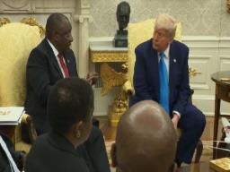 Trump confronts South African President Cyril with 