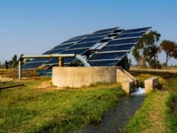 Pak: Man uses solar panels to charge mobile phones as country struggles with electr..