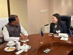Chhattisgarh CM Vishnu Deo Sai leads delegation to Japan, holds meeting with busine..