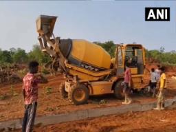 First developmental works reach Nelangur, once a Naxal bastion, in Abujhmad