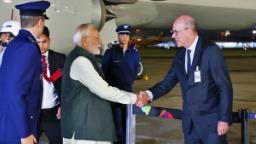 Prime Minister Narendra Modi arrives in Brazil to attend BRICS Summit