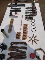 Cache of weapons, explosive materials recovered from Bishnupur district