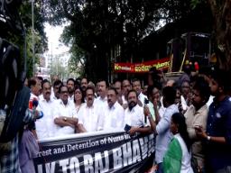 Kerala Congress holds protest against arrest of two nuns in Chhattisgarh